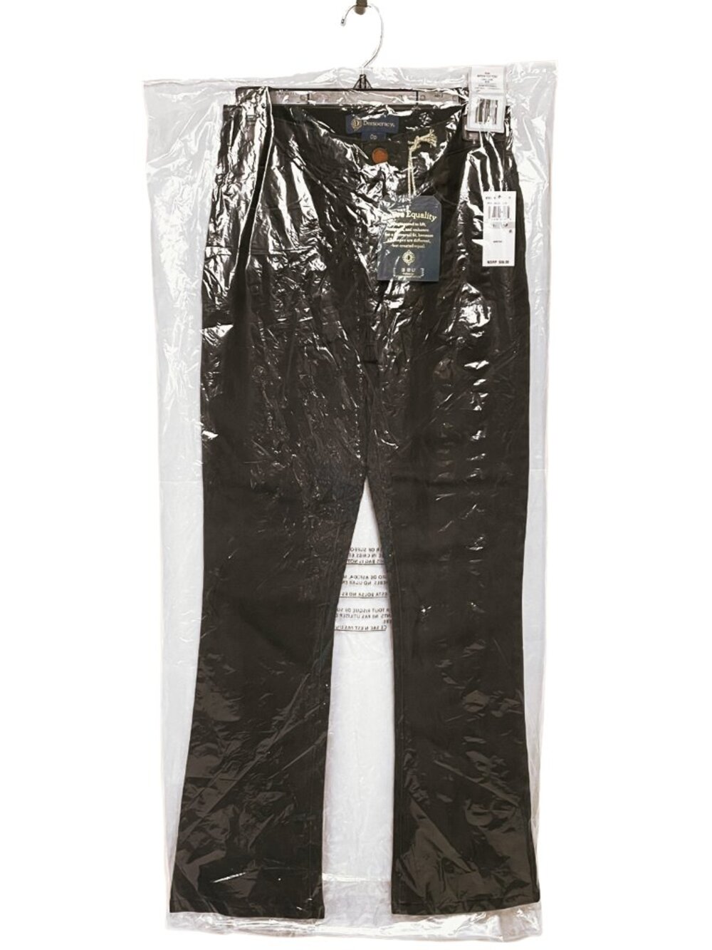 Democracy AbSolution High Rise Itty Bitty Bootcut Rhinestone Jeans 0P NWT - Picture 3 of 7